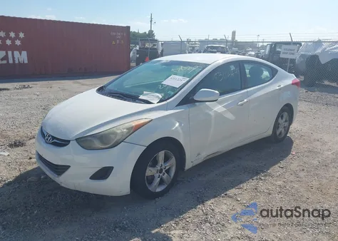 2013 Hyundai Elantra Gls из США, поврежденный, VIN 5NPDH4AE2DH262817